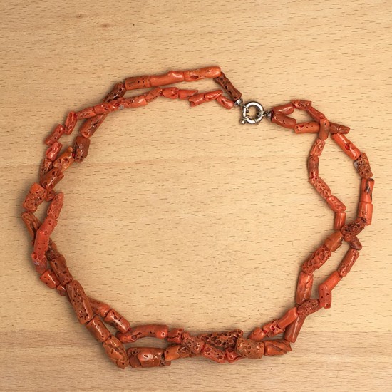 Collier Corail " Doppio"