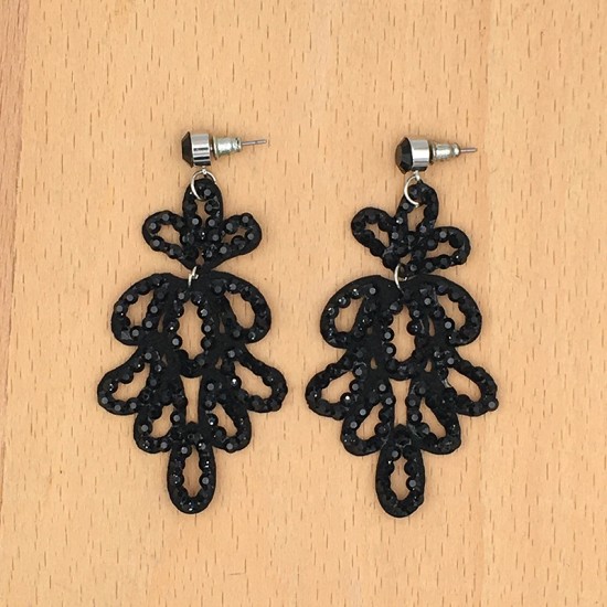 Boucles d'Oreilles Dentelle...